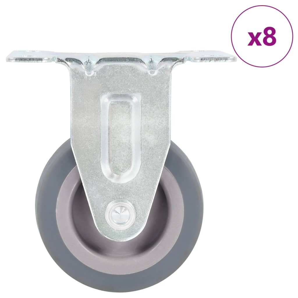 vidaXL Roulettes fixes 4 pcs 50 mm