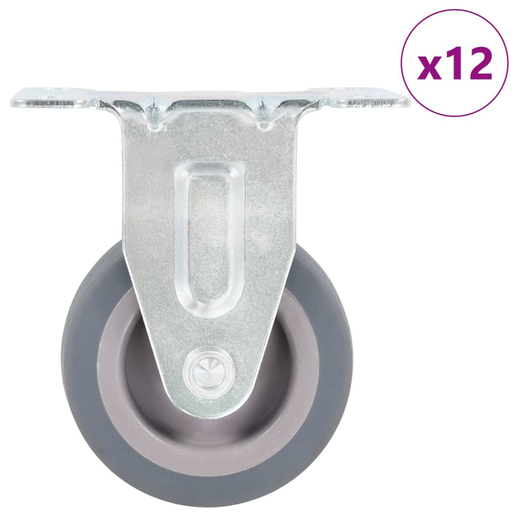 vidaXL Roulettes fixes 4 pcs 50 mm
