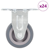 vidaXL Roulettes fixes 4 pcs 50 mm
