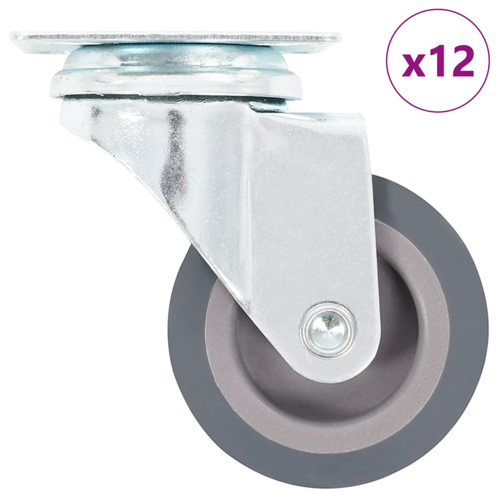 vidaXL Swivel Casters 4 pcs 50 mm