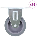 vidaXL Roulettes fixes 4 pcs 75 mm