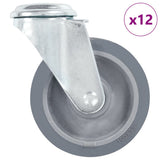 vidaXL Zwenkwielen met boutgaten 4 st 100 mm