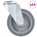 vidaXL Zwenkwielen met boutgaten 4 st 100 mm
