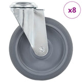 vidaXL Zwenkwielen met boutgaten 4 st 125 mm
