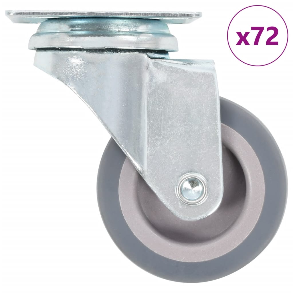 vidaXL Swivel Casters 12 pcs 50 mm