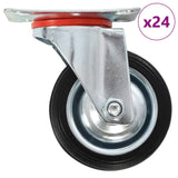 vidaXL Swivel Casters 4 pcs 75 mm