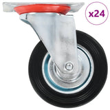 vidaXL Zwenkwielen 4 st 100 mm