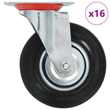 vidaXL Zwenkwielen 4 st 125 mm