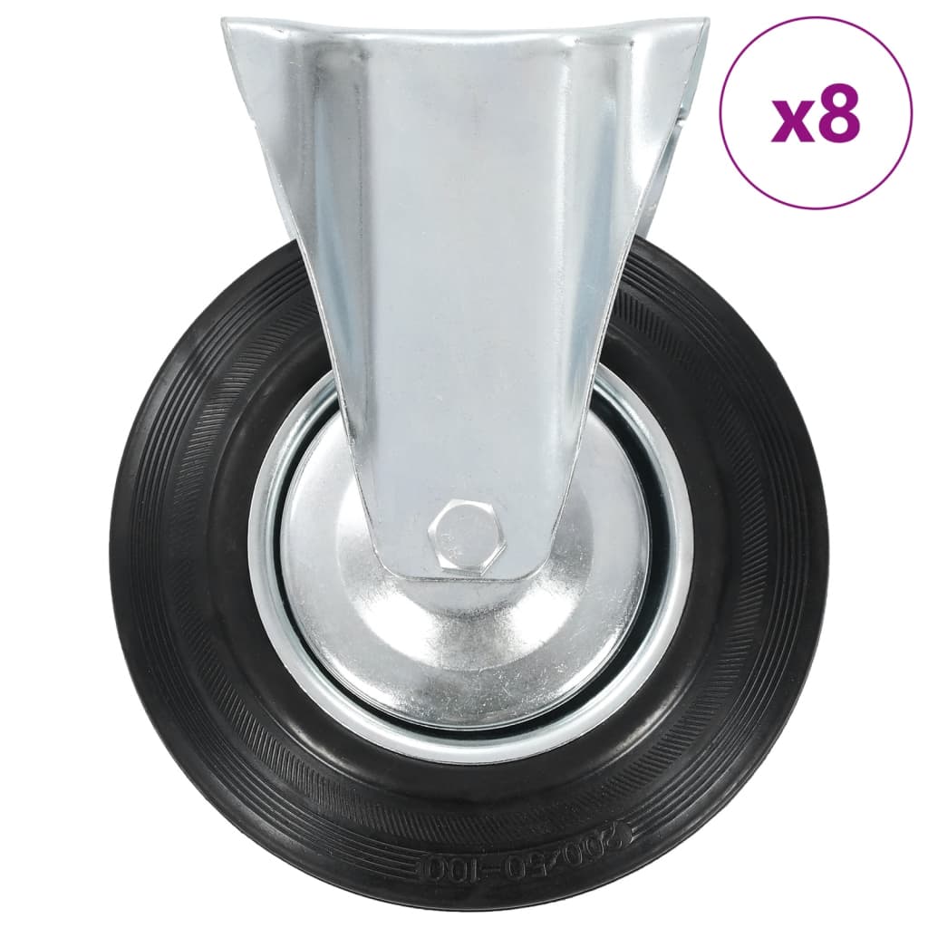 vidaXL Vaste wielen 4 st 200 mm