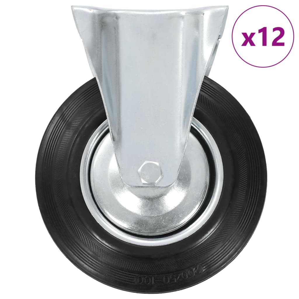 vidaXL Vaste wielen 4 st 200 mm