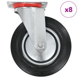 vidaXL Swivel Casters 4 pcs 200 mm