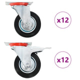 vidaXL Swivel Casters 4 pcs 100 mm