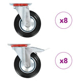 vidaXL Swivel Casters 4 pcs 160 mm