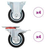 vidaXL Wielen 4 st 75 mm