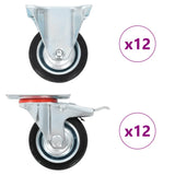 vidaXL Wielen 4 st 75 mm