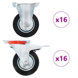 vidaXL Wielen 4 st 100 mm