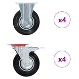 vidaXL Roulettes 4 pcs 125 mm