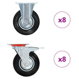 vidaXL Roulettes 4 pcs 125 mm