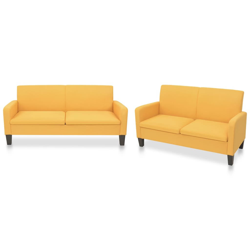 vidaXL Tweezitsbank 135x65x76 cm lichtgrijs
