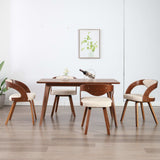 vidaXL Dining Chairs 2 pcs Faux Leather Brown