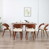 vidaXL Dining Chairs 2 pcs Faux Leather Brown