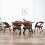 vidaXL Dining Chairs 2 pcs Faux Leather Brown
