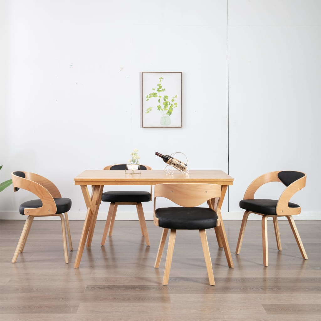 vidaXL Dining Chairs 2 pcs Faux Leather Brown