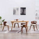 vidaXL Dining Chairs 2 pcs Faux Leather Brown