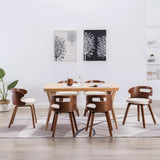 vidaXL Dining Chairs 2 pcs Faux Leather Brown