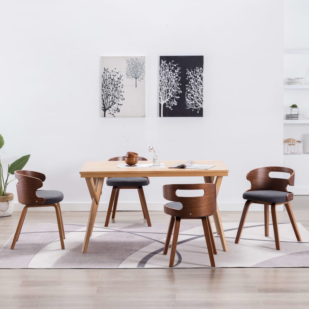 vidaXL Dining Chairs 2 pcs Faux Leather Brown