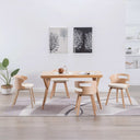 vidaXL Eetkamerstoelen 2 st kunstleer bruin