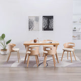 vidaXL Dining Chairs 2 pcs Faux Leather Brown