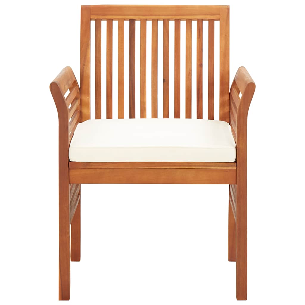 vidaXL 7-Piece Garden Dining Set with Cushions Solid Acacia Wood