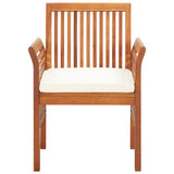 vidaXL 7-Piece Garden Dining Set with Cushions Solid Acacia Wood