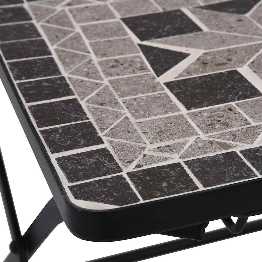 vidaXL 3-Piece Mosaic Bistro Set Ceramic Tile Terracotta