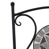 vidaXL 3-Piece Mosaic Bistro Set Ceramic Tile Terracotta