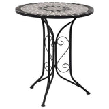 vidaXL 3-Piece Mosaic Bistro Set Ceramic Tile Terracotta