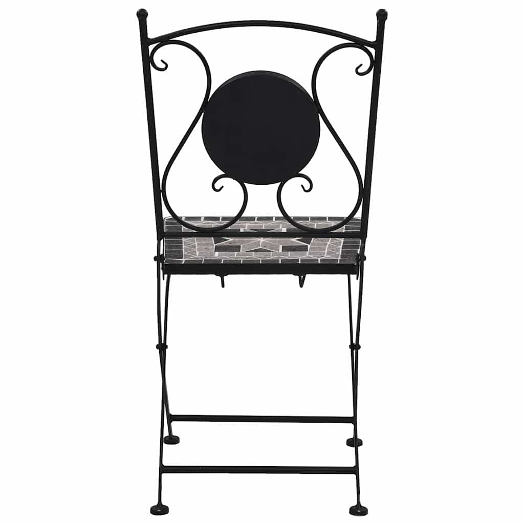 vidaXL 3-Piece Mosaic Bistro Set Ceramic Tile Terracotta