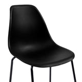 vidaXL 3-piece Bar Set Plastic Black