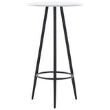 vidaXL 3-piece Bar Set Plastic Black