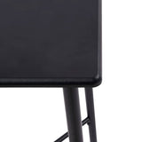 vidaXL 3-Piece Plastic Bar Set Black