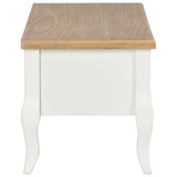 vidaXL TV cabinet 100x35x35 cm solid pine wood white