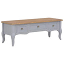 vidaXL TV cabinet 100x35x35 cm solid pine wood white