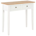 vidaXL Side Cabinet with 2 Drawers White
