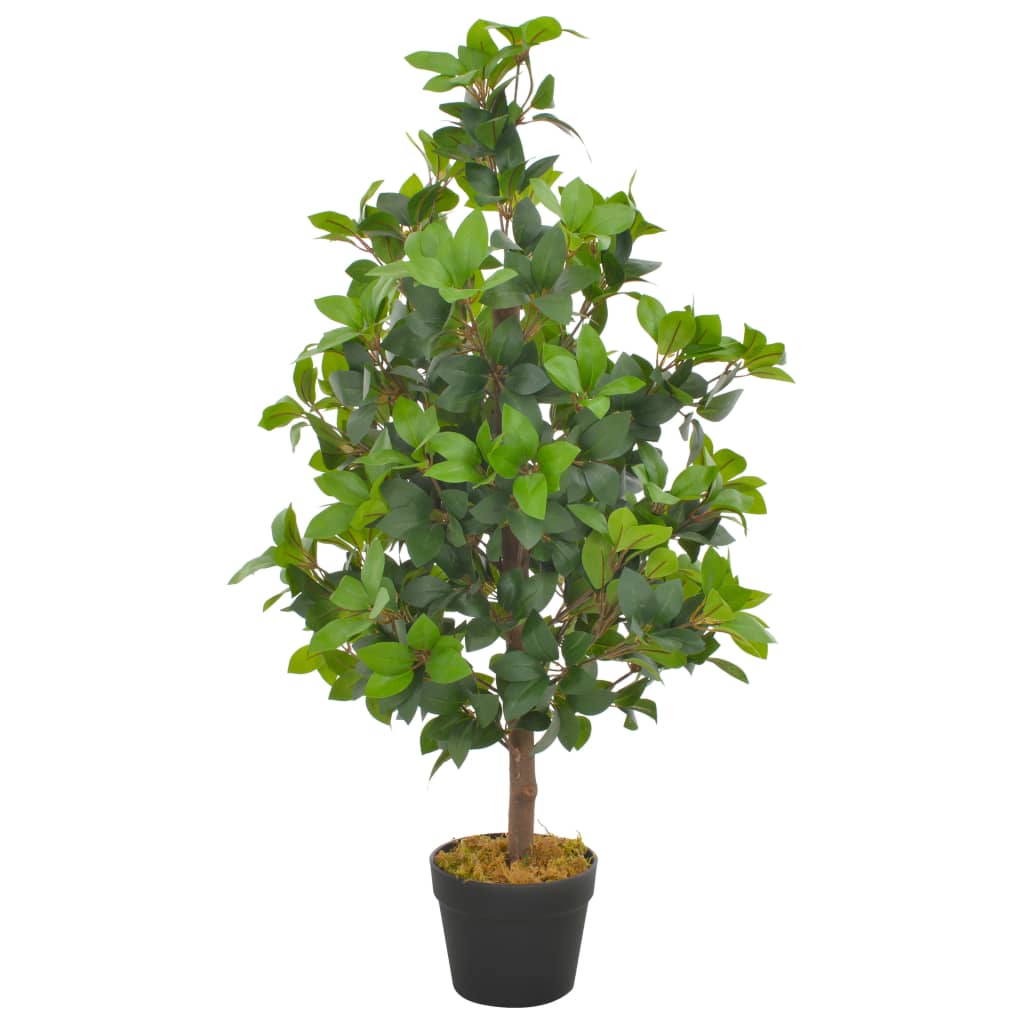 vidaXL Kunstplant met pot laurierboom 40 cm groen