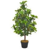 vidaXL Kunstplant met pot laurierboom 40 cm groen