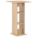 vidaXL Bartafel 60x60x110 cm wit