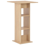 vidaXL Bartafel 60x60x110 cm blanc