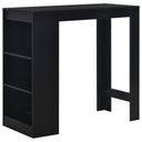 vidaXL Bartafel met schap 110x50x103 cm wit