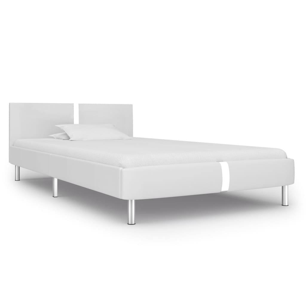 vidaXL Bedframe kunstleer zwart 120x200 cm
